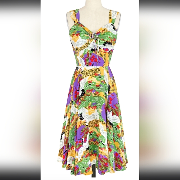 NWT Trashy Diva L'Amour 14 Tropical Cranes - Picture 3 of 7